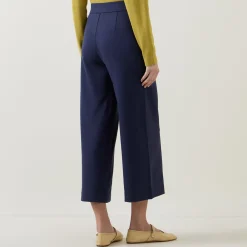 Piana Cropped Wide Leg Trousers