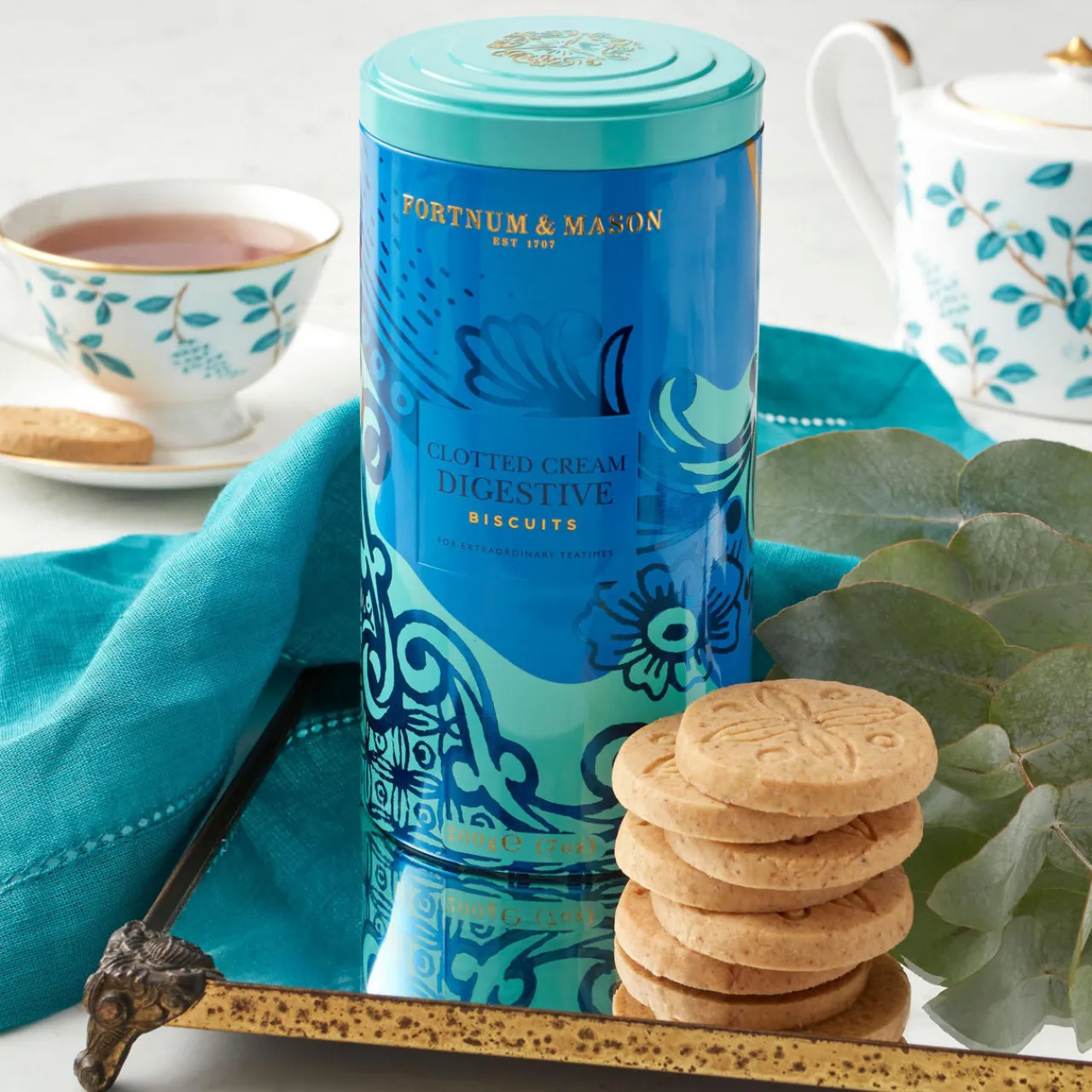 New FORTNUM & MASON Piccadilly Clotted Cream Digestive Biscuit 200g