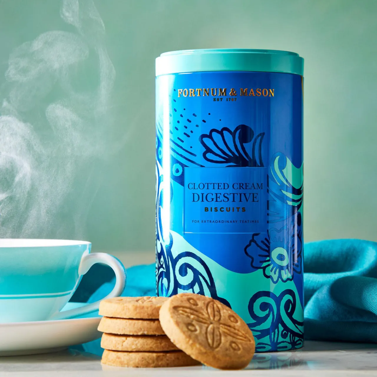 New FORTNUM & MASON Piccadilly Clotted Cream Digestive Biscuit 200g