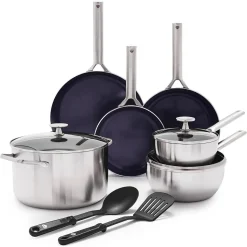 Hot BLUE DIAMOND 11-Piece Cookware Set