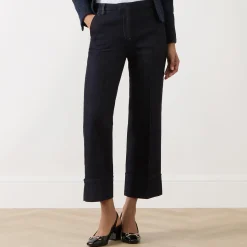 Sale TARA JARMON Pierre Flared Cropped Trousers