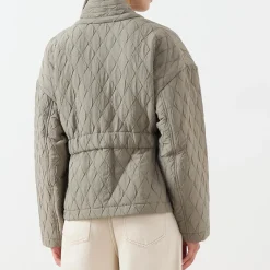 Clearance MUNTHE Pifita Diamond Quilted Belted Jacket