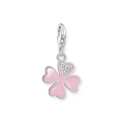 Sale THOMAS SABO Pink Four-Leaf Clover Charm