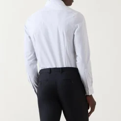 New CALVIN KLEIN Pinstripe CK Logo Formal Shirt