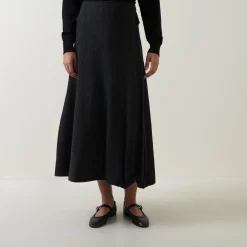 Discount SARAH PACINI Pinstripe Pleated Skirt