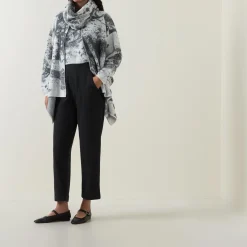 Sale SARAH PACINI Pinstripe Straight Leg Trousers