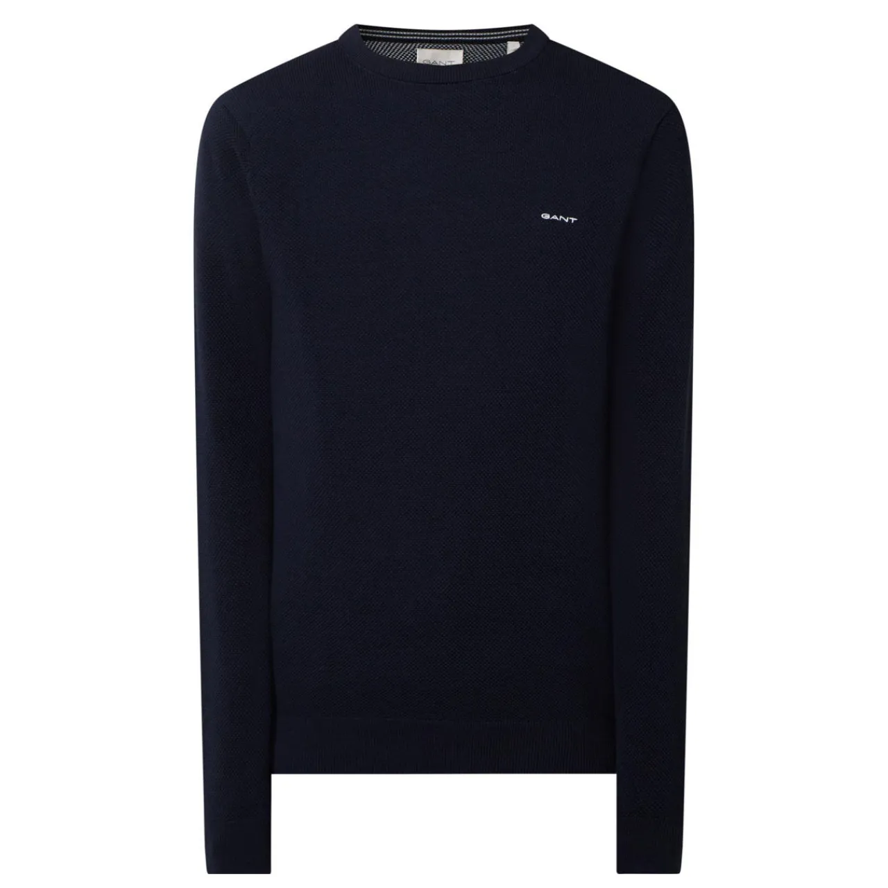 Sale GANT Pique Cotton Crew Neck Sweater