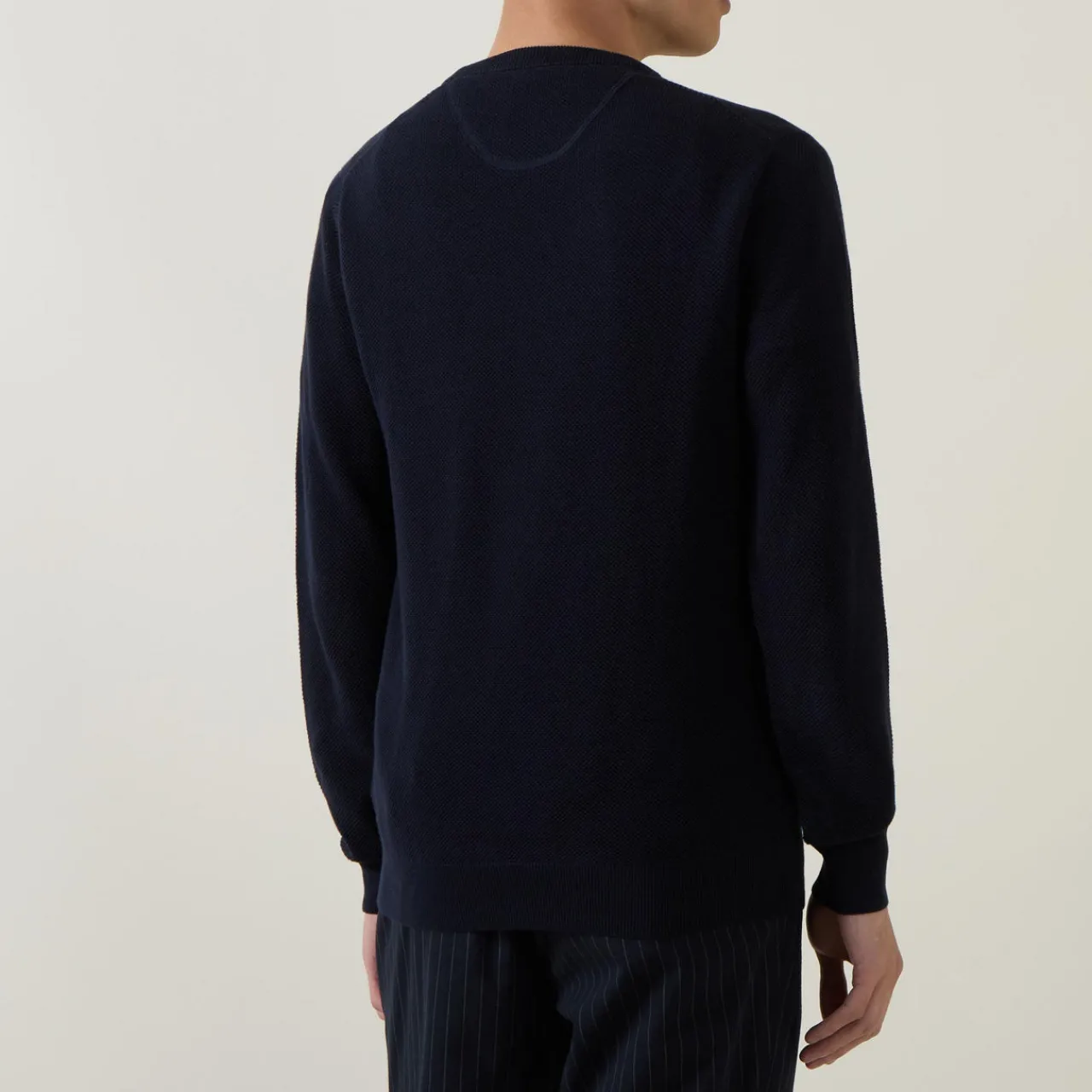 Sale GANT Pique Cotton Crew Neck Sweater
