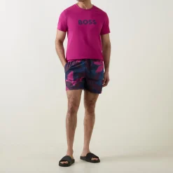 Sale BOSS Piranha Printed Swim Shorts