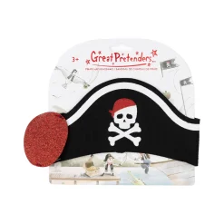 Pirate Hat Headband & Eyepatch Two-Piece Set