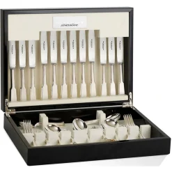 Plain Fiddle 44-Piece Cutlery Canteen