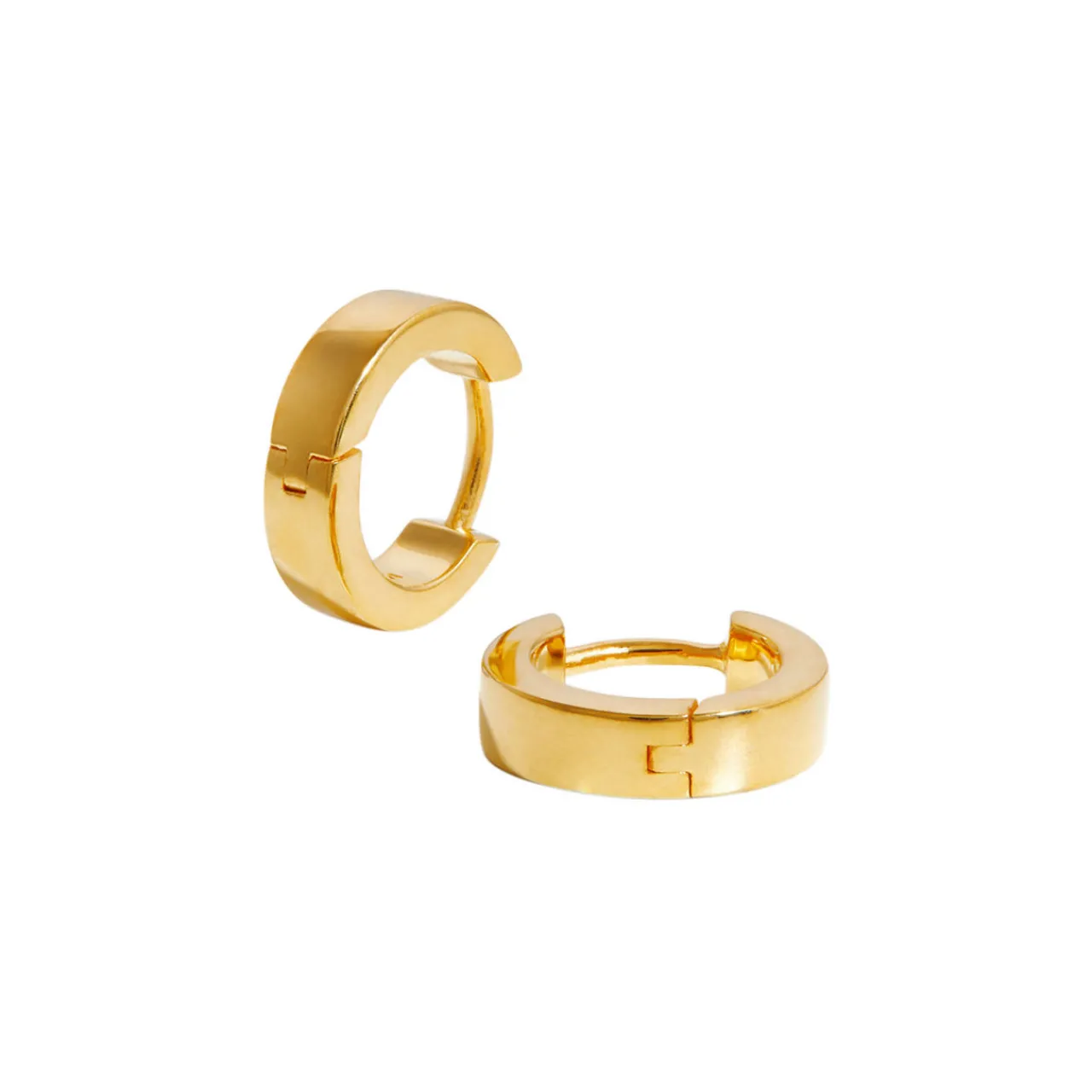 Discount MISSOMA Plain 18kt Gold Plated Huggie Earrings