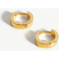 Discount MISSOMA Plain 18kt Gold Plated Huggie Earrings