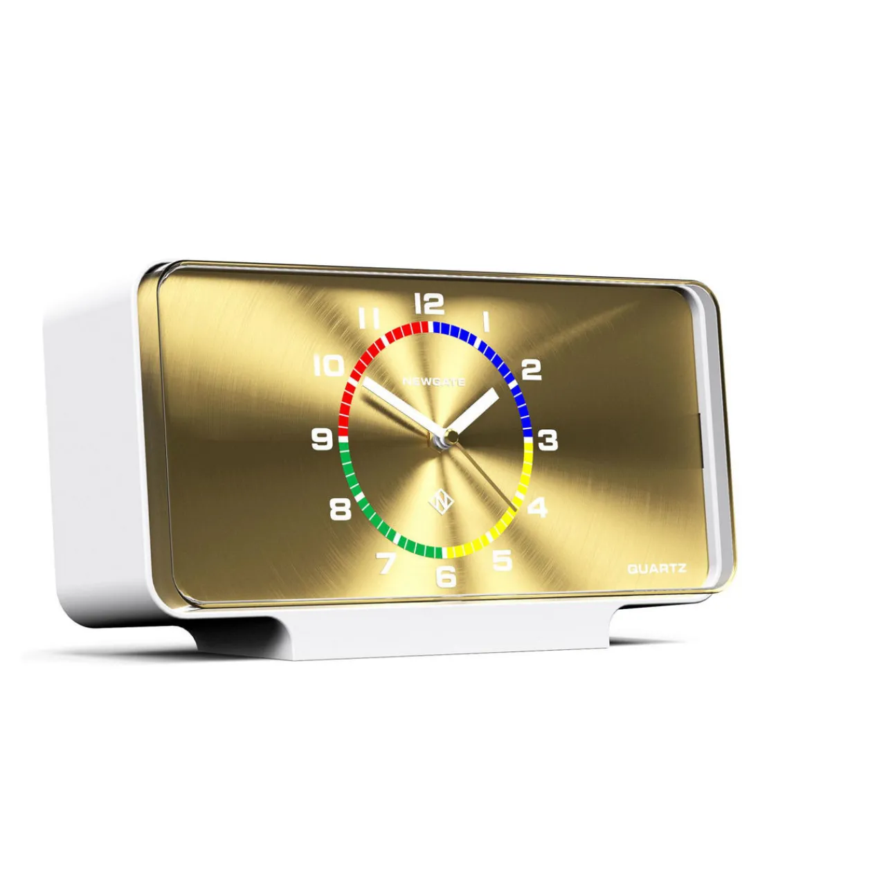 New NEWGATE Planet Mantel Clock White