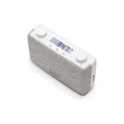 Sale ROBERTS Play FM Portable White Radio USB C
