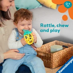 Play+ Infant & Toddler Rattle Teether: Pineapple