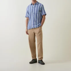 Pleated Tapered Chinos