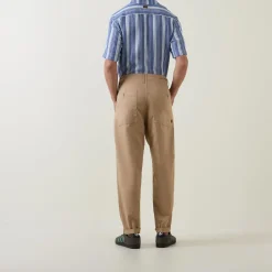 Pleated Tapered Chinos