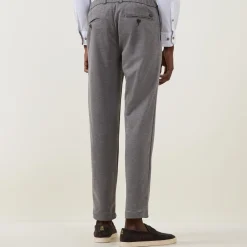 Pleated Tapered Leg Trousers