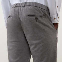 Pleated Tapered Leg Trousers