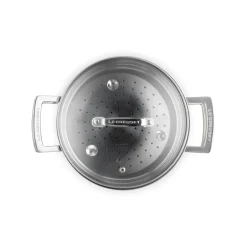 Discount LE CREUSET 3-ply Stainless Steel Casserole Dish with Steamer and Lid 20cm
