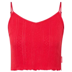 New ADANOLA Pointelle Cropped Top