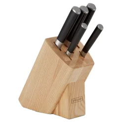 Discount STELLAR Poise Five-Piece Knife Block Set