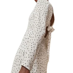 Polka Dot Tie Back Dress