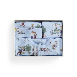 Sale POLO RALPH LAUREN Polo Bear 3-Piece Hat, Bib & Babygrow Gift Set 1-9 Months