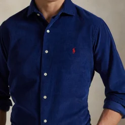 Sale POLO RALPH LAUREN Polo Player Logo Corduroy Casual Shirt