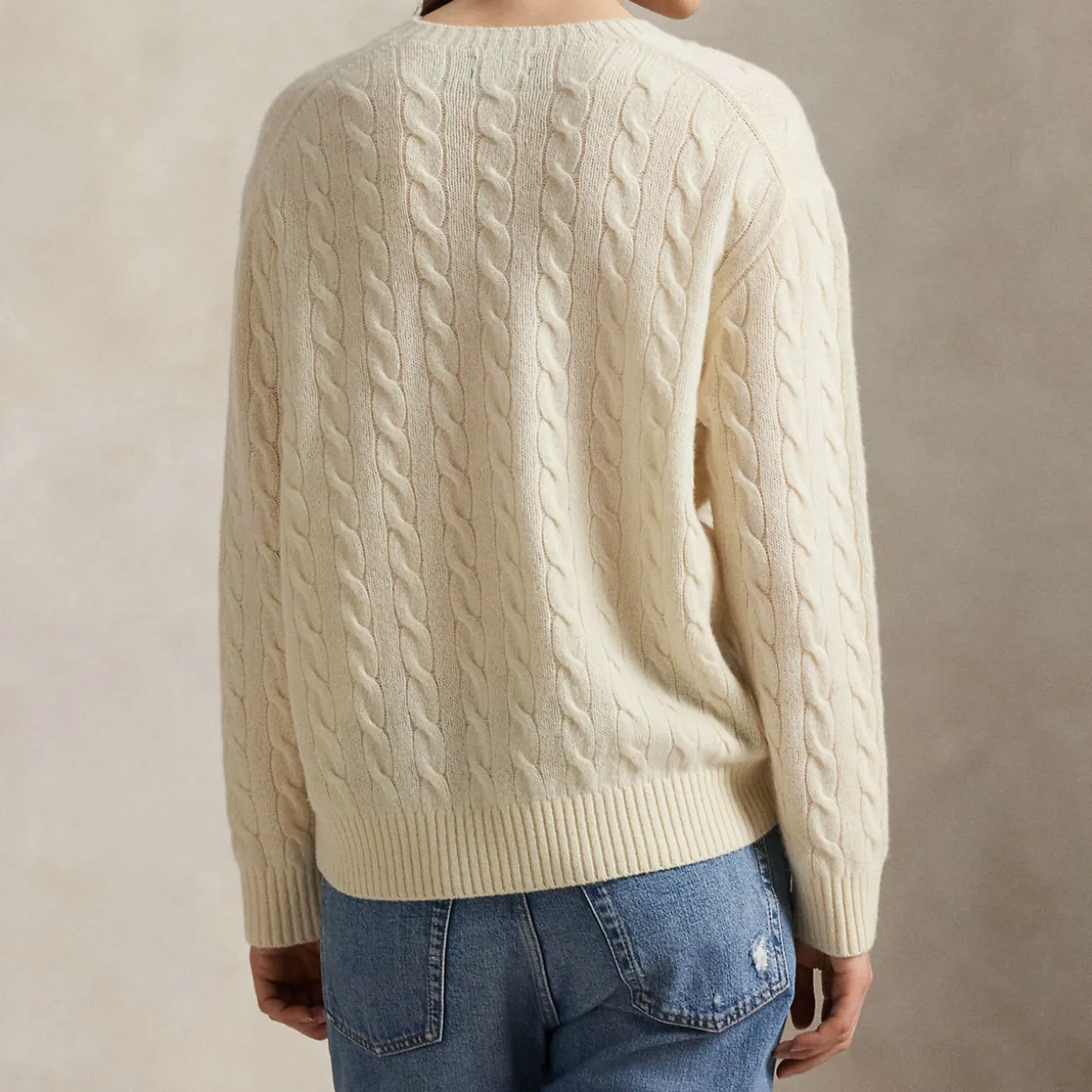 Polo Player Logo Oversized Sweater