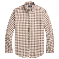 Polo Player Logo Oxford Check Shirt