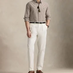 Polo Player Logo Oxford Check Shirt