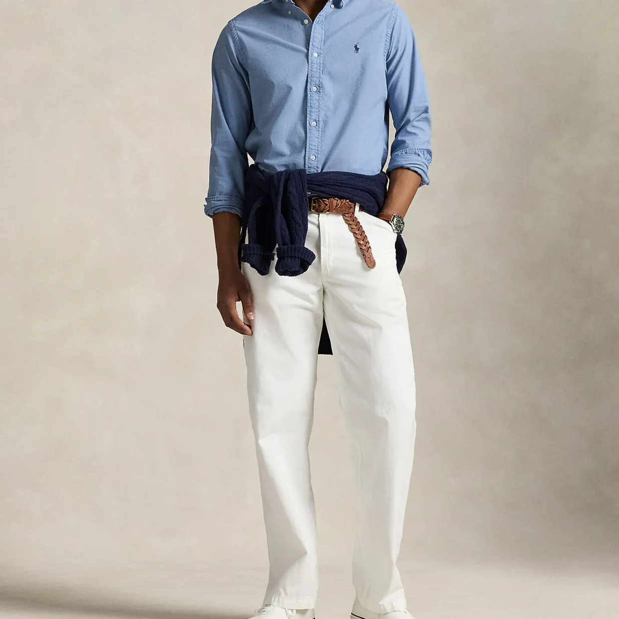 Polo Player Logo Oxford Shirt