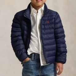 New POLO RALPH LAUREN Polo Player Logo Packable Quilted Jacket 2-6 Years