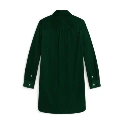 Polo Player Logo Pintucked Corduroy Dress 8-12 Years