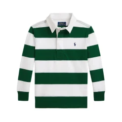 Online POLO RALPH LAUREN Polo Player Logo Striped Rugby Shirt 3-7 Years