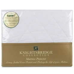 Outlet KNIGHTSBRIDGE Polycotton Mattress Protector