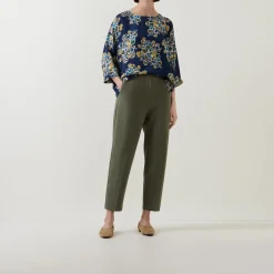 Pomala Cropped Tapered Trousers