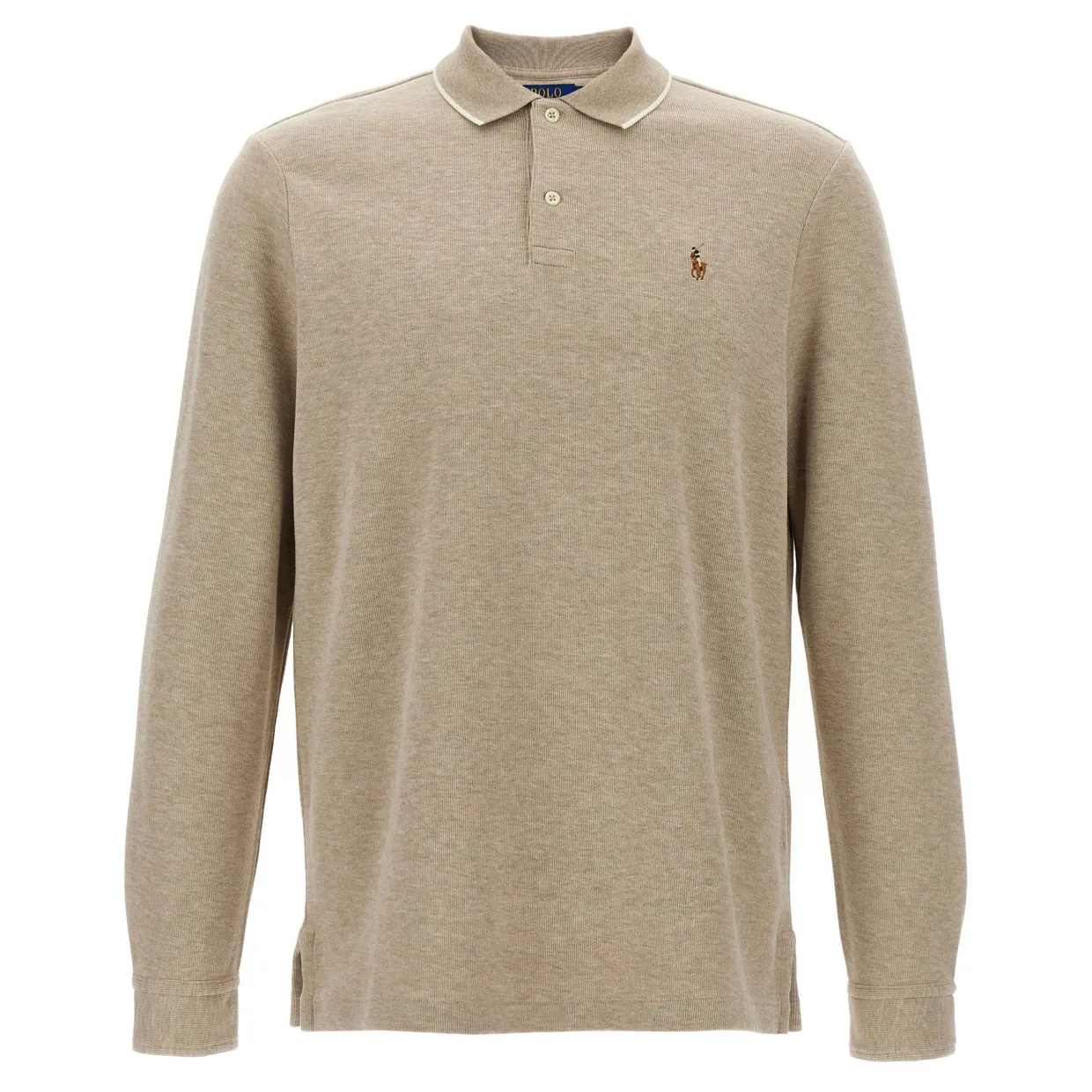 Pony Logo Double Knit Polo Shirt