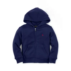 Fashion POLO RALPH LAUREN Pony Logo Fleece Hoodie 2-7 Years