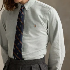 New POLO RALPH LAUREN Pony Logo Slim Fit Oxford Shirt