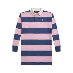 Pony Logo Striped Rugby Dress 6-12 Years