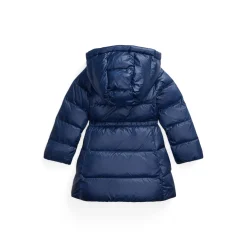Pony Player Logo Longline Down Jacket 3-6 Years