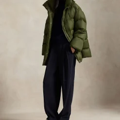 Hot POLO RALPH LAUREN Pony Player Logo Padded Oversized Jacket