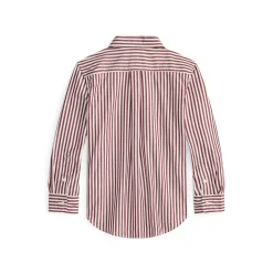 Outlet POLO RALPH LAUREN Pony Player Logo Striped Shirt 2-7 Years