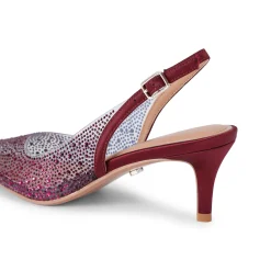 New CARVELA Positano Embellished Slingback Pumps