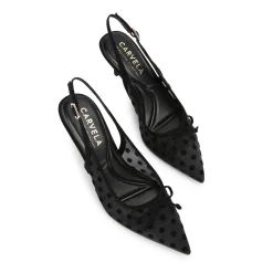 Positano Polka Dot Slingback Pumps