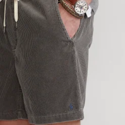 Prepster Corduroy Drawstring Shorts