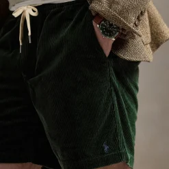 Prepster Corduroy Drawstring Shorts